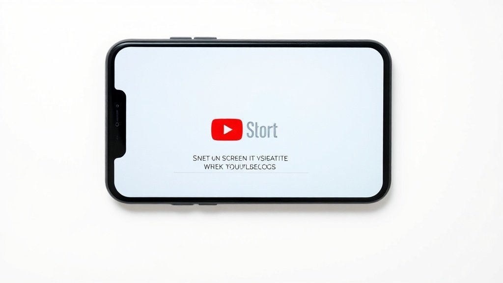 mobile viewer watching captioned Shorts