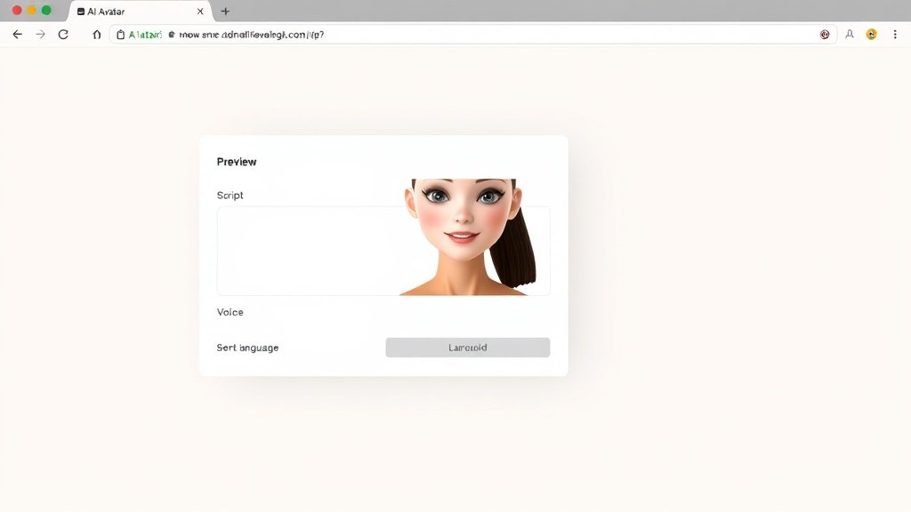 AI video platform edit screen workflow