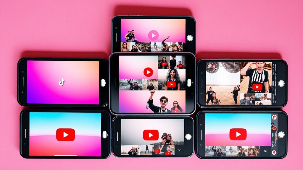 short video feeds on different social platforms