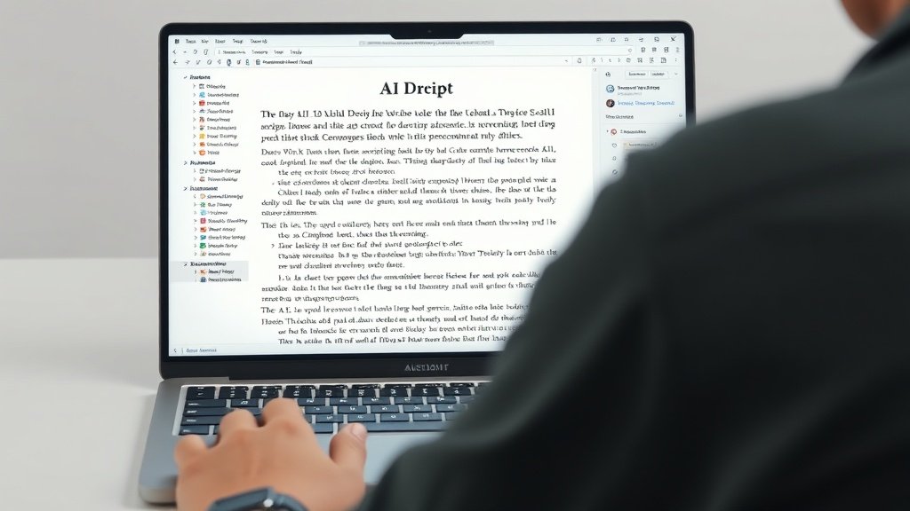 edited script side-by-side with AI draft