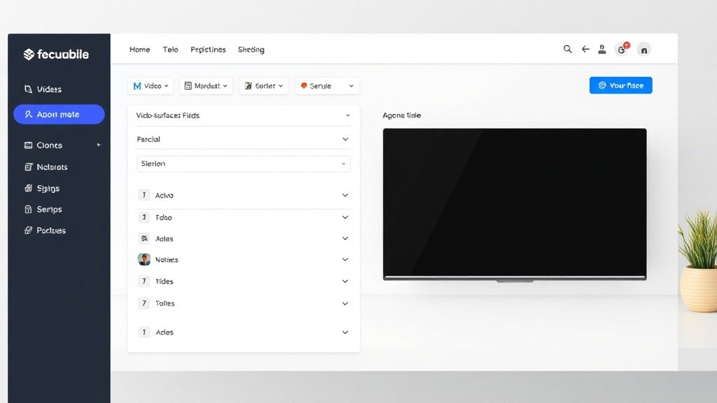 Web-based video scheduler with calendar and cross-posting controls