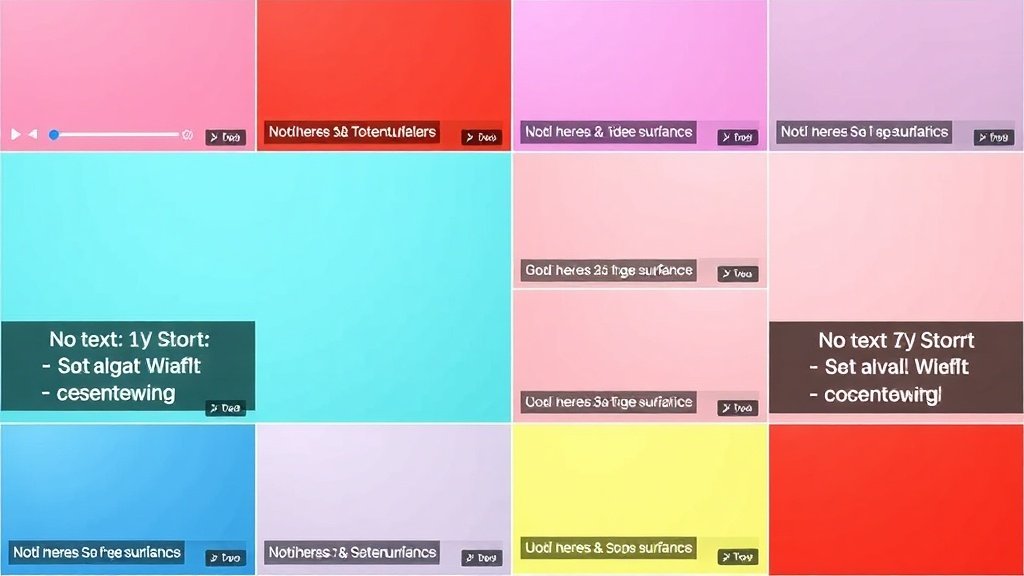 Multiple short captioned videos showcasing repurposed content