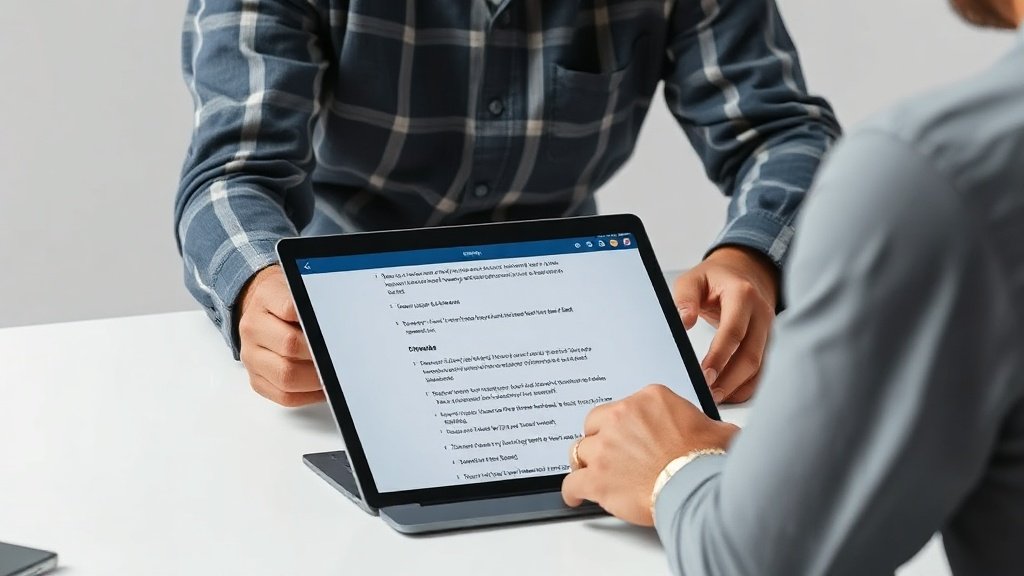 Coach editing AI-created lesson script on laptop