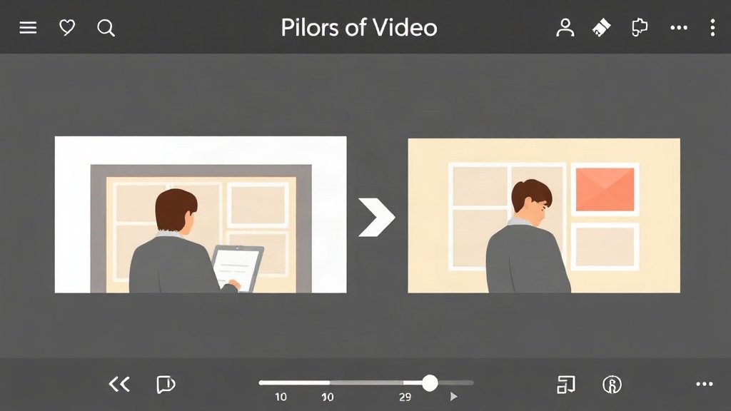 Article content being visually mapped into an animated explainer video