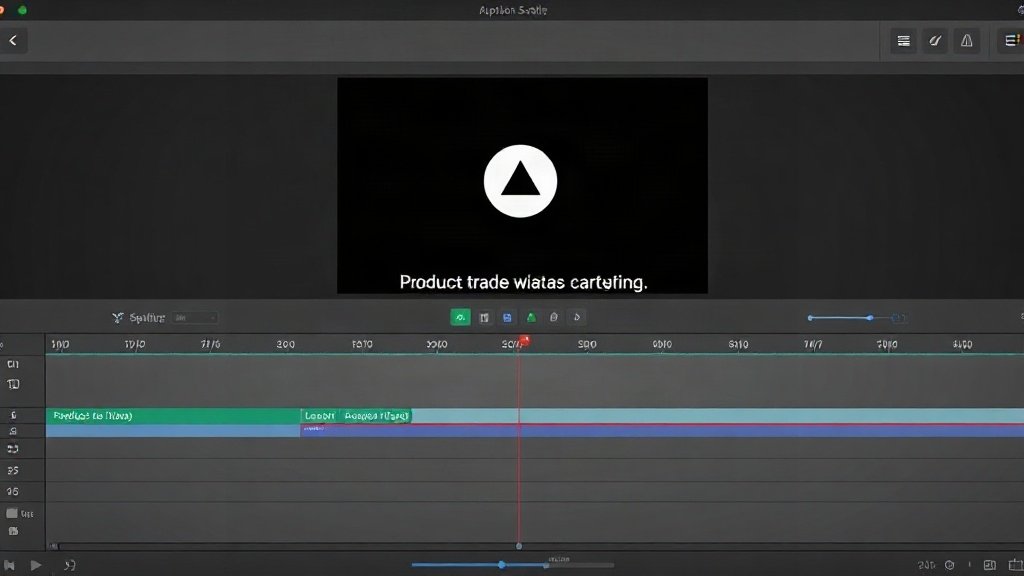Video editing software with captions and branding overlays