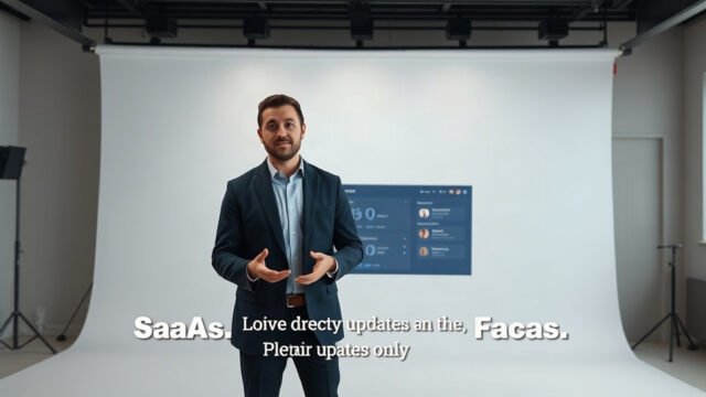 Step-by-Step: Captioned Talking-Head Videos for SaaS Updates