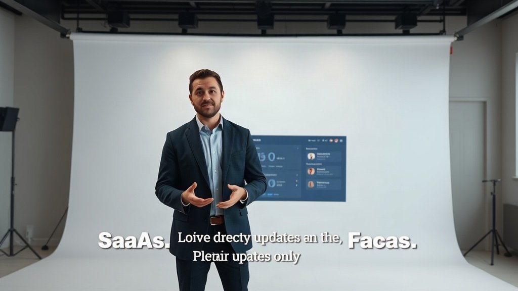Step-by-Step: Captioned Talking-Head Videos for SaaS Updates