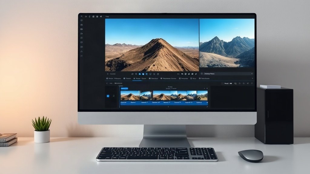 Editing a faceless video: stock footage, captions, and voiceover timeline