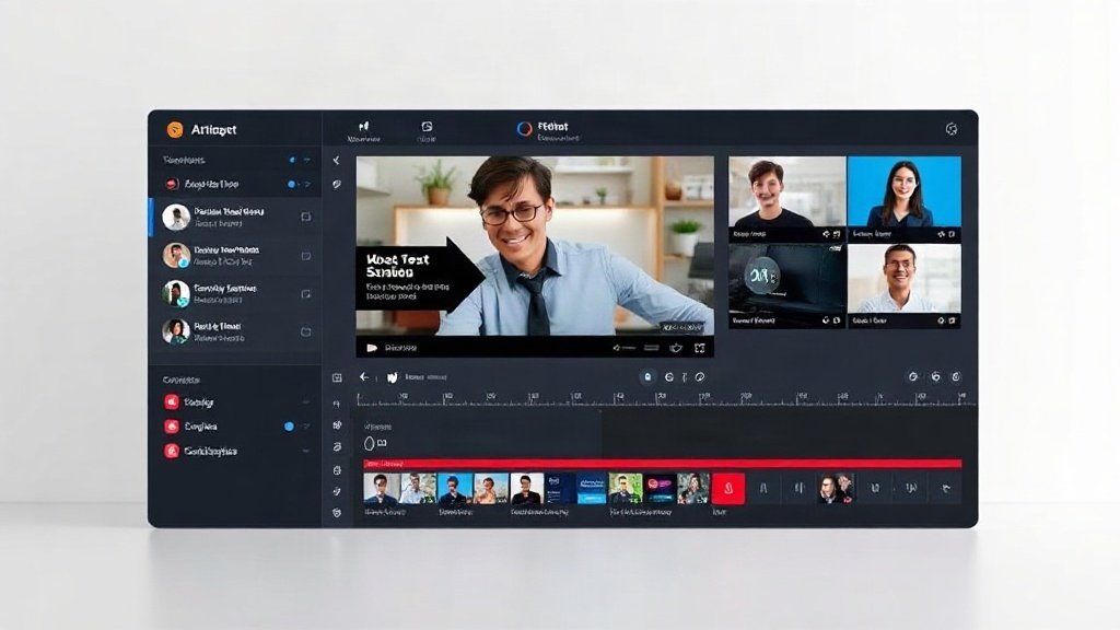 AI video creation tool in action