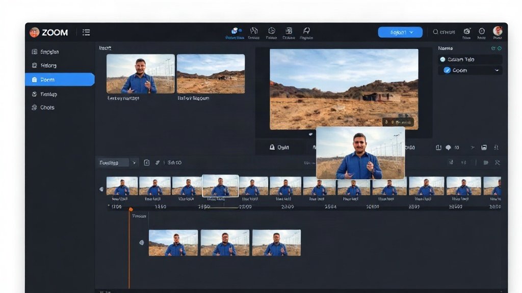 User uploading talking-head video into an AI video editing dashboard