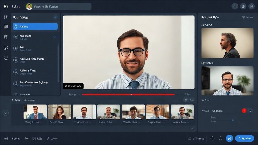Animated captions editor with font, color, placement controls over video
