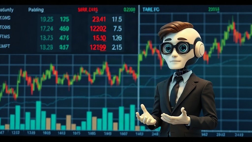 faceless finance channel video scene