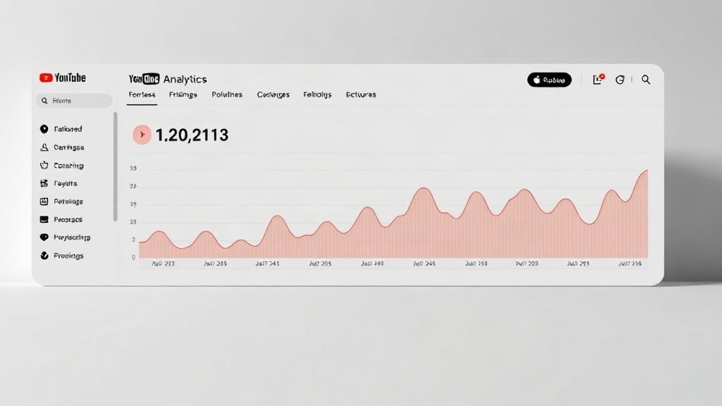 Faceless channel YouTube analytics dashboard