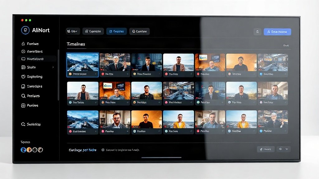 Automated video creation dashboard generating batches of videos