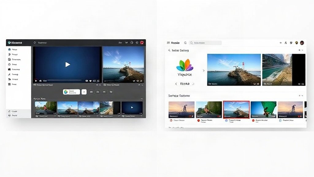 Comparison of batch video automation and manual stock video selection