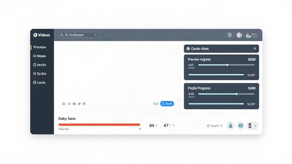automated AI video generation interface